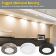 thumbnail image 5 of Armacost Lighting  PureVue RGBW Under Cabinet LED Puck Light Black Satin, 5 of 6