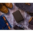 thumbnail image 2 of Stealth Mode Trifold Leather Wallet for Men with RFID Blocking (Brown), 2 of 12