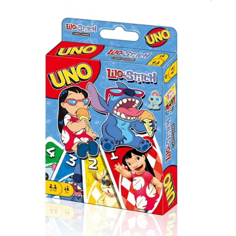 UNO Stitch Chessboard Game Anime Cartoon Kawaii Character