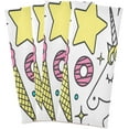 thumbnail image 2 of Coolnut 1 Pack Unicorn and Stars and Ice Cream Kitchen Towels, Soft Highly Absorbent Dish Towels Reusable Tea Towels Set, 28"x 18", 2 of 6