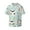 Cute Cows, variant on Cute Panda Print Men's Wrinkle Free Untucked Cuban Shirt Business Casual Button Down Shirts Short Sleeve Shirt