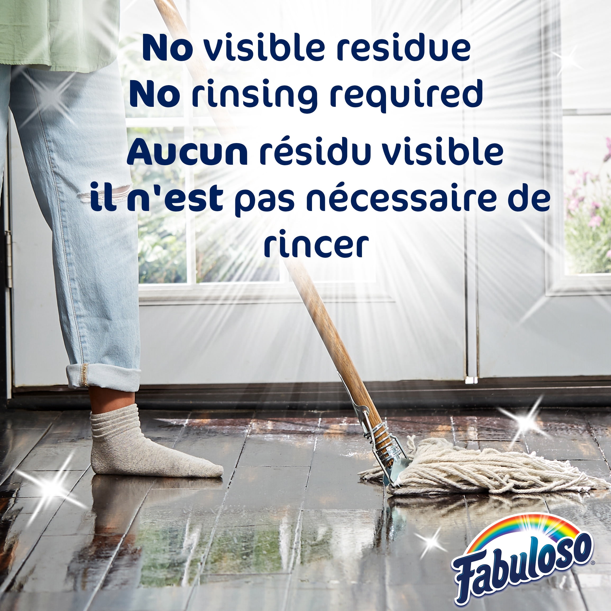 Fabuloso Original Multi-Purpose Cleaner, Powerful Cleaning, Long-Lasting Freshness, No Rinse Floor Cleaner, Lavender Scent, 1.65 L