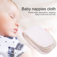 thumbnail image 4 of Qiilu Insert Cloth Diapers, Cloth Diaper,10Pcs/lot Breathable Cotton Baby Nappies Newborn Reusable Washable Insert Diaper Cloth, 4 of 8