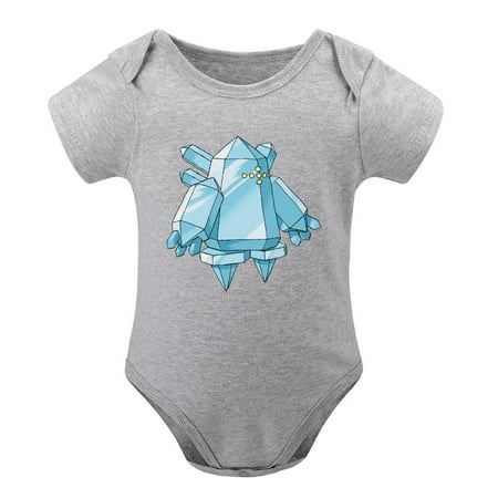 

Pokemon Newborn Gray Climbing Bodysuit Baby Boys&Girls Short Sleeve Tops 9 Months