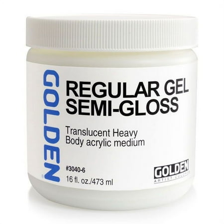 UPC: 0738797304062 | Golden Artist Colors  16 oz  Regular Gel Semi-Gloss