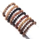 thumbnail image 2 of Xiao Hua Pulsera de cuentas de madera para hombres y mujeres, ligera y elástica, estilo D, 2 of 5