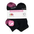thumbnail image 3 of Fruit of the Loom Girls Cushion Ankle Socks, 10-Pack, 3 of 3
