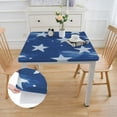 thumbnail image 2 of HAOXIT Square Table Cloth Small Square s Indoor Outdoor Washable Wrinkle Free Stain Resistant Waterproof Fabric Table Cover 40*40, 2 of 8