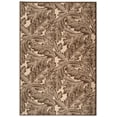 thumbnail image 2 of Safavieh Courtyard Connie Floral Indoor/Outdoor Area Rug, Natural/Chocolate, 6'7" x 9'6", 2 of 9