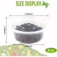 thumbnail image 2 of Augshy 40 Pack Small Slime Containers with Lids, Jello Shot Cups Condiment Containers Plastic Portion Cups with Lids for Sauce Salad Dressing Food Storage Containers(6 oz), 2 of 7