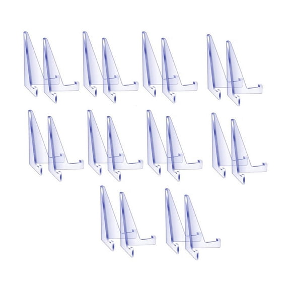 20 x Magnetic Card Holder Stands-Transparent