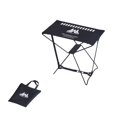 thumbnail image 2 of Taburete de pesca plegable DYNWAVEMX con bolsa de transporte Negro, 2 of 8