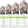 thumbnail image 6 of France Paris Tower Thick Trolley Luggage Protective Cover Eiffef Tower Pattern Elastic Suitcase Cover Fit 29-32 Inch Luggage, 6 of 6