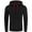 Black, variant on Brglopf Men's Hooded Sweatshirts Slim Fitted Long Sleeve Casual Pullover Tops Thin Solid Color Drawstring Tops with Pocket