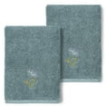 thumbnail image 4 of Authentic Hotel and Spa  100% Turkish Cotton Rebecca 2PC Embellished Washcloth Set Cream, 4 of 5