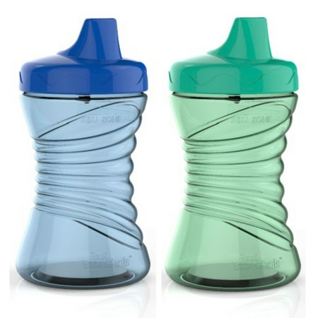 NUK by First Essentials Fun Grips Hard Spout Sippy Cup, 10 oz., 2-Pack, Unisex