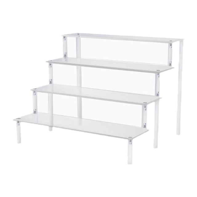 Elevador de soporte de exhibición Moyic acrílico almacenamiento juguetes joyería Decoración hogar 4 niveles 27x21cm
