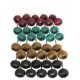 thumbnail image 3 of 40 25mm Abrasive Buffing Wheels, Polishing Accessories for Dremel Rotary Tools, 80/150/240/300 Grit, Scouring Pad and Metal Shank, 3 of 5