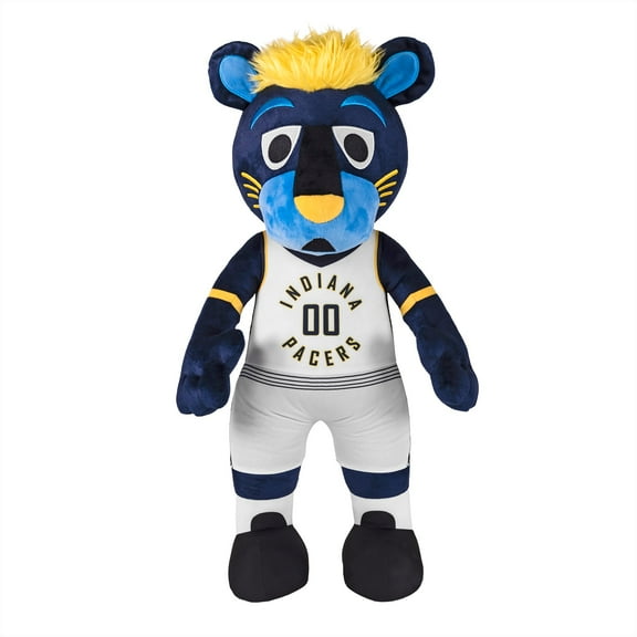 Bleacher Creatures Indiana Pacers Boomer the Panther 20" Jumbo Mascot Plush Figure (White Uniform)