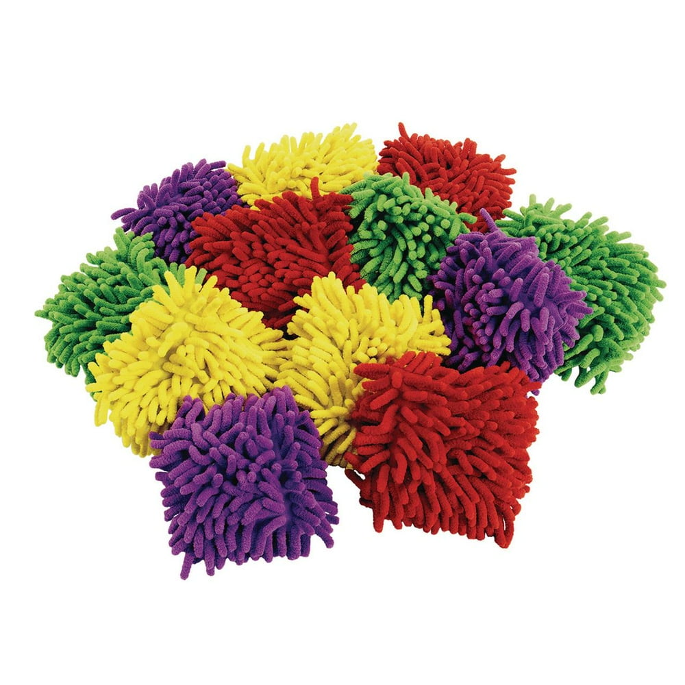 Excellerations 4 inch Square, Super Sensory Bean Bags, Set of 12,Kids