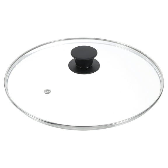 Uxcell 1 Pack Universal Lid for Pot Fit 11 Inch Cookware, Replacement Glass Pan Lids
