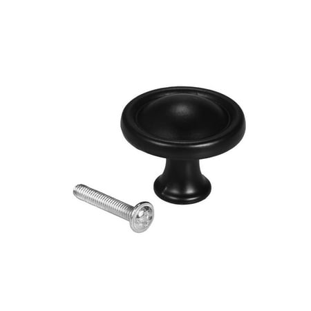 Athame Black Handle - LEEDIS Single Hole Flat Black Cabinet Knob American Style Drawer Pull Drawer Handle Round Cabinet Handle Pull Knob