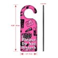 thumbnail image 3 of Do Not Disturb Door Knob Hanger Sign - Make-Up, 3 of 3