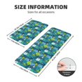 thumbnail image 2 of Sikiie Shark And Leaves Kitchen Mat 2 PCS Cushioned Kitchen Rug, Waterproof Non-Slip Kitchen Mats for Kitchen, Floor Home, Sink, Laundry, 2 of 6