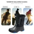 thumbnail image 6 of IUJSOY Winter Snow Boot for Men Waterproof Shell Fur Lined Insulated Lace up Cold Weather Boot, 6 of 8