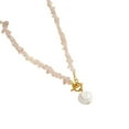 thumbnail image 1 of Collar de perlas Qarigey para mujer colgante Irregular color rosa, 1 of 6