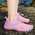 thumbnail image 3 of Zapatos acuáticos Zapatos acuáticos para niños Zapatos transpirables para correr para niños para caminatas en el lago (Rosa 30), 3 of 4