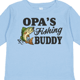 thumbnail image 4 of Inktastic Opa's Fishing Buddy Boys Long Sleeve Toddler T-Shirt, 4 of 5