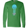 thumbnail image 3 of Inktastic Cute Jellyfish, Little Jellyfish, Blue Jellyfish Long Sleeve T-Shirt, 3 of 5