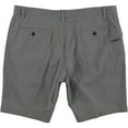 thumbnail image 2 of Dockers Mens Classic Fit Flat Front Casual Walking Shorts, Grey, 42, 2 of 2