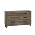 thumbnail image 4 of Amii Rustic Brown Panel Bedroom Set Special King 3 Piece: Bed, Dresser, Mirror, 4 of 13