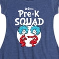 thumbnail image 3 of Dr. Seuss - Pre-K Squad - Toddler And Youth Girls Fit And Flare Dress, 3 of 6