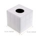 thumbnail image 3 of Soporte para caja de pañuelos de papel para coche, soporte para toallas de papel, soporte de cuero blanco, 3 of 6