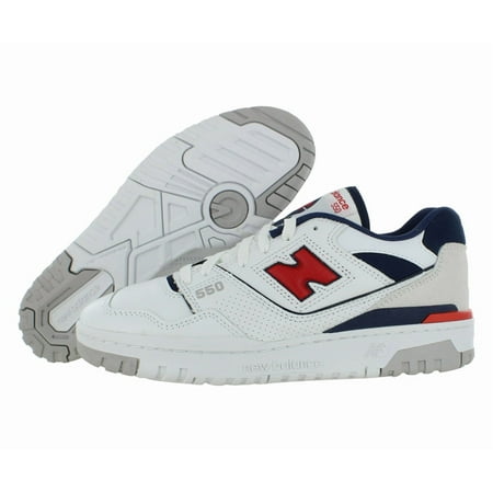 New Balance 550 Unisex Shoes Size 8, Color: White/Red