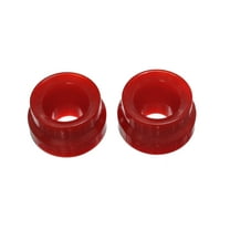 Energy Suspension 4.6103R Polyurethane Front Bump Stops Red Fits select: 1983-1999 FORD MUSTANG
