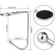 thumbnail image 2 of 5 PCS Mantel Hooks Hanger, Christmas Stocking Holders, Christmas Medias Clip, antideslizante Safety Hang Grip Chimenea Gancho para la decoración de la fiesta de Navidad Adepaton CJWUS-1623, 2 of 8