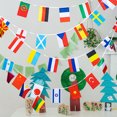 thumbnail image 2 of GOOHOCHY Banderines internacionales, banderas de 32 países, decoraciones para fiestas, 2 of 8