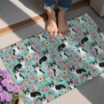 thumbnail image 4 of Corgi Dog and Flowers Door Rugs,Washable Non Slip Door Mats Indoor,Decorative Door Mats,Entry Mat Indoor for Entrance,Bedroom,Kitchen,Bathroom,20"x32", 4 of 6