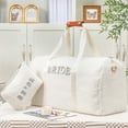 thumbnail image 4 of Bolsa de viaje Cosblank Bride de lana de felpa con compartimento para zapatos, 4 of 8