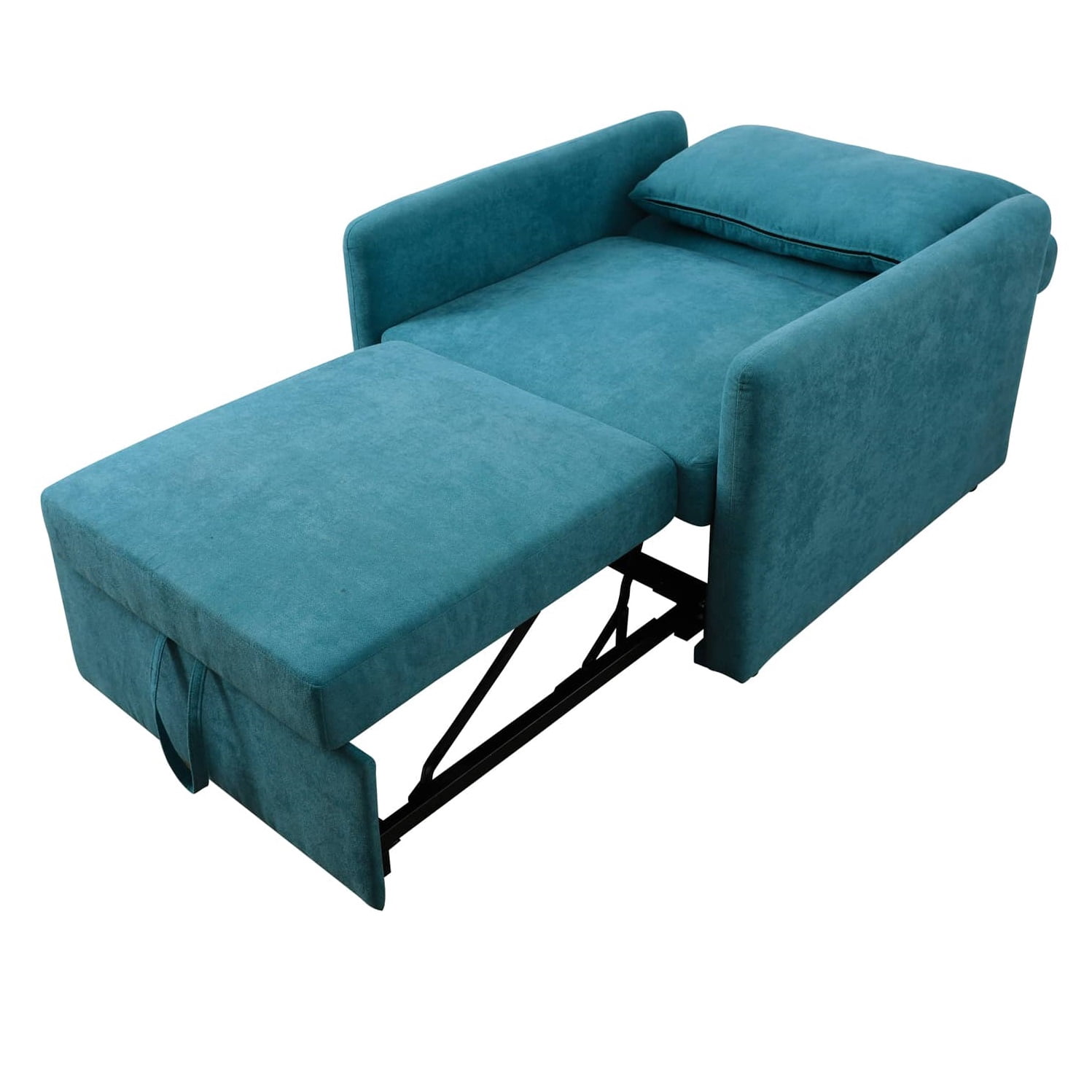 Convertible Sofa Bed, Sleeper Sofa Chair 3 in 1 Pull Out Couch Beds for Living Room Apartment Office, Green