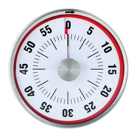 

XHAO Alarm Timer Large Dial Design Precise Timing Stainless Steel Magnet Cooking Timer for Home