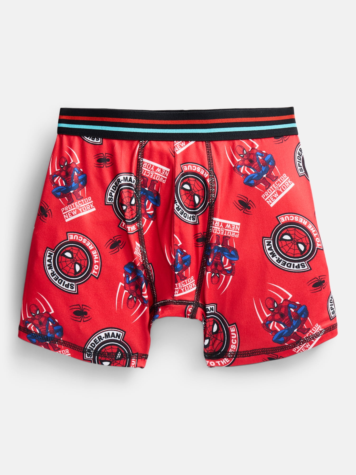 Spiderman Boys Boxer Brief Underwear, 4-Pack