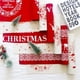 thumbnail image 5 of Camino de mesa navideño de lino, para decoración de mesa navideña, mantel Rec impreso de 270x28cm, 5 of 5