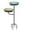 Multicolor#001, variant on Bird Bath Outdoor Garden Decor with Curved Iron Stand, Wide Shallow Basin for Bird Feeding and Bathing, Ideal for Lawns Patios Backyard Cottages