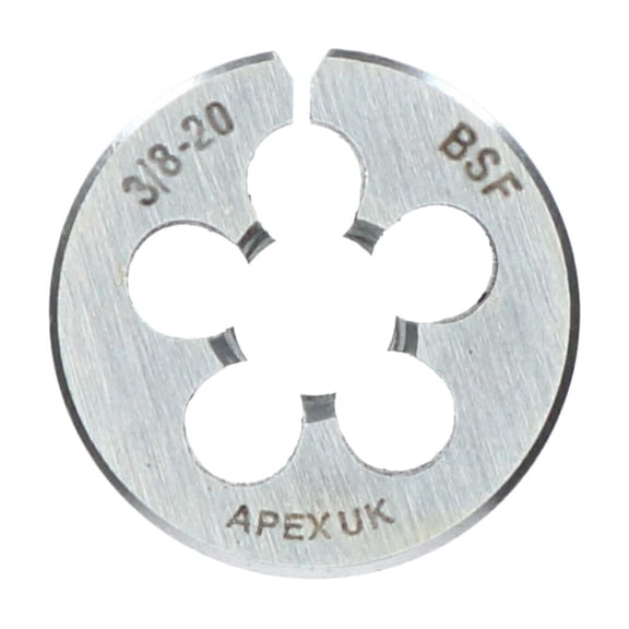 3/8" x 20 BSF 25mm Circular Die 1" Carbon Steel Thread Cutter BSF