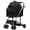 Black, variant on TIMHAKA 3-in-1 Foldable Pet Stroller for Dogs & Cats, Detachable Carrier with Wheels, Khaki